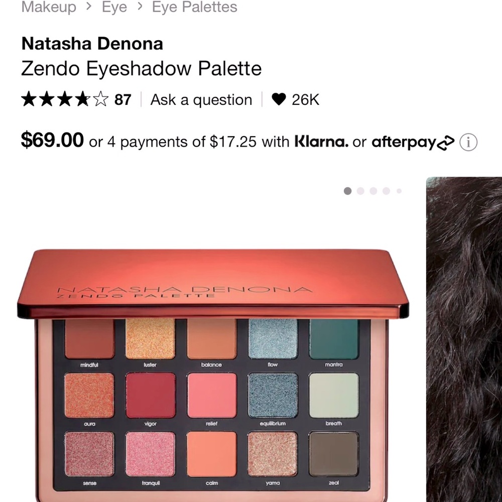 Nathasha Denona Zendo Eyeshadow Pallette